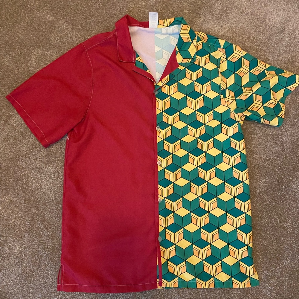 Giyu Tomioka Button Up Shirt